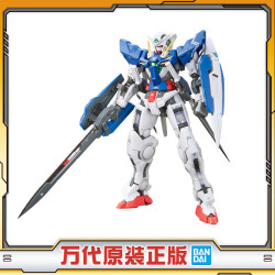 万代 RG 1/144 能天使高达 刹那 OO 敢达 拼装拼插模型 儿童男生玩具
