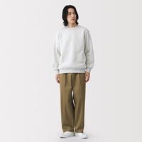 無印良品 MUJI 无印良品 男式 丝光斜纹 抽褶宽版裤夏男士休闲裤男装男款长裤子