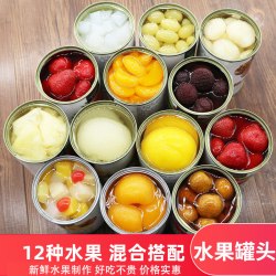 虹桥味泉 水果罐头 425g