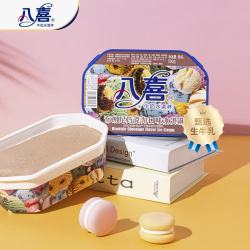 八喜 冰淇淋 牛奶冰淇淋 布朗尼巧克力口味 500g
