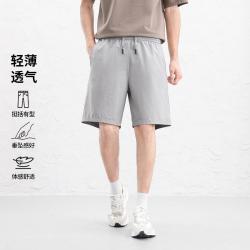 GXG 休闲轻薄透气宽松直筒男式五分短裤