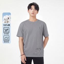 GXG 简约百搭青年休闲男式圆领短袖T恤