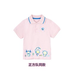 千趣会 童装短袖polo衫亲子装