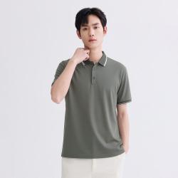 GXG 简约休闲凉感透气男式翻领POLO衫
