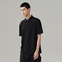 GXG 印花简约时尚通勤轻商务polo衫男