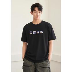 GXG 潮流舒适短袖男式休闲t恤