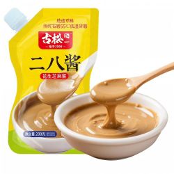 古松食品 古松二八酱带嘴芝麻花生酱200g麻辣烫麻辣拌火锅蘸料调味酱料
