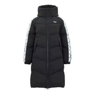 雪中飞 超高充绒超级加厚抗寒连帽长款羽绒服 男女同款