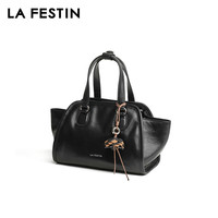 La Festin 头层牛皮松松包女2026新款植鞣真皮通勤斜挎手提包七夕情人节礼物