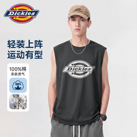 Dickies 美式复古宽肩纯棉背心男2026夏季新款户外运动宽松透气不闷汗上衣