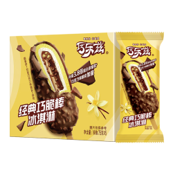 伊利 巧乐兹巧脆棒脆香饼巧克力味冰淇淋75g*5支/盒
