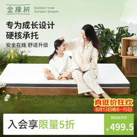 金橡树 乐护 天然椰棕乳胶床垫宿舍学生儿童舒脊偏硬1.2*1.9米 软硬适中
