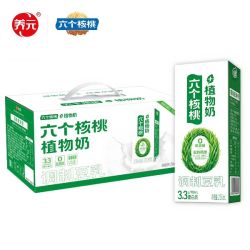 六个核桃 植物奶豆乳 双重蛋白 乳饮料 250ml*12盒
