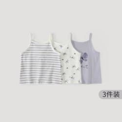 巴厘小猪 女宝吊带背心夏季薄款女童无袖T恤婴幼儿夏装儿童上衣