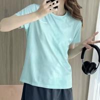 安踏 运动t恤女夏季跑步健身吸湿透气女士T恤舒适休闲普拉提运动上衣