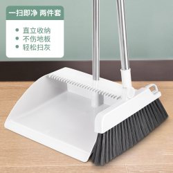 得力 扫把簸箕套装组合家用软毛地刮卫生间头发扫地好物笤帚套装