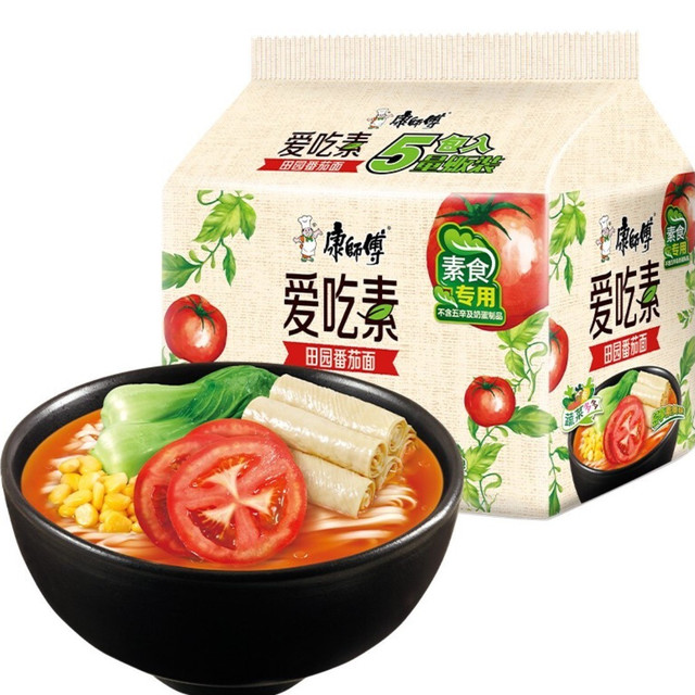 康师傅 番茄鲜蔬面 99g*5袋
