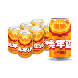 百事 MIRINARA 美年达 汽水 橙味 330ml*6听