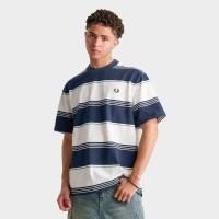 FRED PERRY 男士条纹重磅纯棉背心