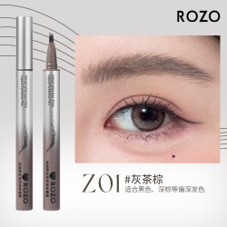 ROZO 多绒野生毛流液体眉笔耐水持久不易脱色根根分明官方旗舰店
