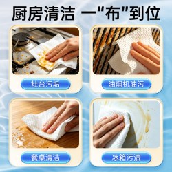 蓝漂 厨房去油污湿巾 油烟机清洁湿巾80片