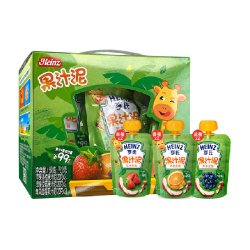 亨氏 乐维滋系列 果泥 3段 5口味 120g*5袋