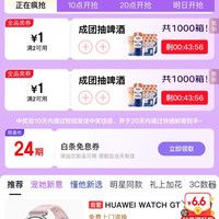 京东 新品 页面下滑可领24期白条免息券