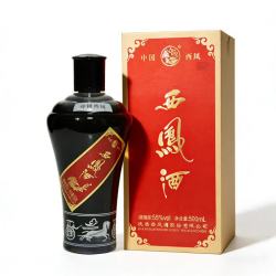 西凤酒 墨瓶55度升级版凤香型白酒 55度 500mL 1瓶
