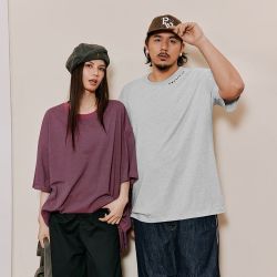 N-MAX NMAX 男士短袖T恤 复古细条纹金属铆钉透气亲肤