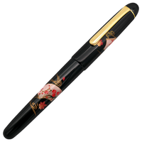 白金 PNB-30000B 14K金笔 F尖 加賀平蒔絵 钢笔