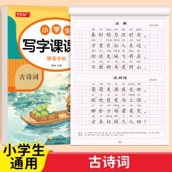 小学生六年级练字帖上册下册同步字帖写字课练6人教版钢笔楷书语文英语课本全套生字笔画笔顺正楷临摹儿童初
