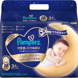 帮宝适 夜用专研安睡纸尿裤