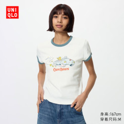 优衣库 Character UT/短袖T恤女装印花484491 00 白色 L