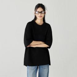GOLFCROSS 纯棉重磅男女同款夏季简约宽松情侣t恤透气舒适短袖t恤男