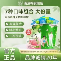 溜溜梅 全家桶520g青梅制品蜜饯果干果脯休闲追剧办公室解馋小零食
