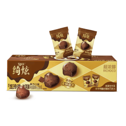 伊利 绮炫炫玲珑黑巧味9.5克/颗*6颗 独立小包装冰淇淋