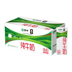 蒙牛 纯牛奶200ml×24盒