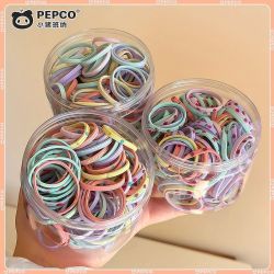小猪班纳 儿童橡皮筋高弹力发圈宝宝耐用发绳弹性女童扎头马尾发饰