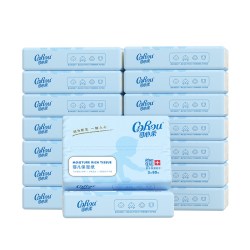 可心柔 V9润+系列 保湿乳霜纸巾 3层80抽*16包 抽纸