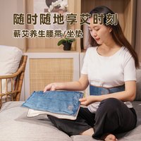 懒家铺子 蕲艾坐垫、腰带 家用办公室艾草养生垫子