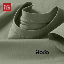 Hodo 长袖打底衫美式休闲潮牌男款内搭春秋重磅纯棉长袖宽松t恤男