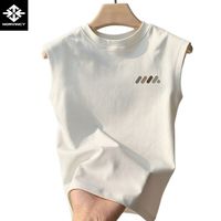 百亿补贴：诺凡希 运动背心男夏季100%纯棉透气宽松休闲T恤潮流无袖潮流坎肩