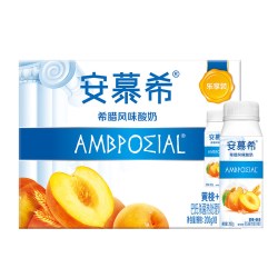 安慕希 黄桃燕麦味 常温酸奶 200g*8盒