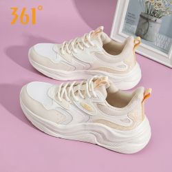 361° 透气运动鞋女鞋春季新款轻便软弹复古老爹鞋舒适潮流休闲鞋