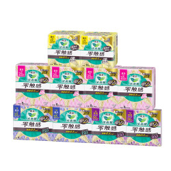 乐而雅 花王零触感卫生巾   特薄日夜组合80片  10/包