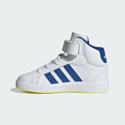 adidas 儿童GRAND COURT MID K 中帮运动休闲板鞋JR2584