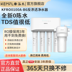 KEMFLO 净水器100ab6家用厨下反渗透直饮机KFRO0100A-B6 KR0100-RB61