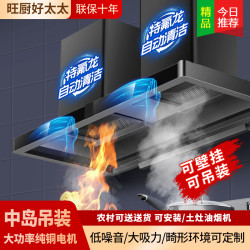 旺厨好太太 1.5米双头 特价款 喷涂商用油烟机 自行安装