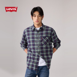 Levi's 26年秋季新款男士美式复古休闲高街工装风长袖衬衫