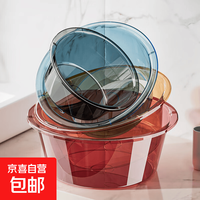 加厚加深透明脸盆 特大号1个